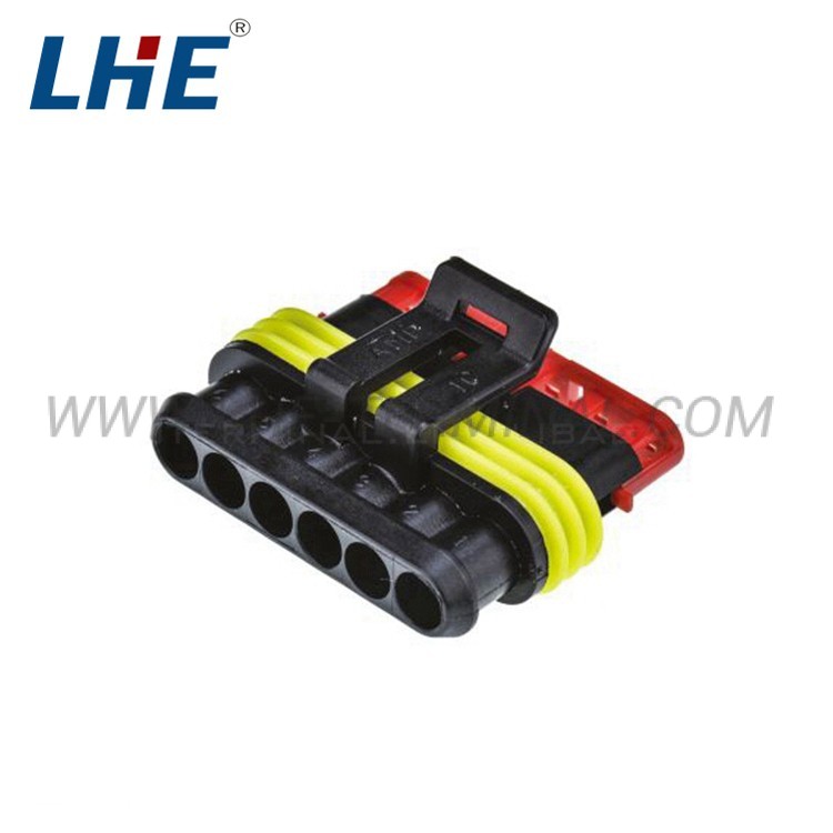 282090-1 6 Ways Wire-to-Wire IP67 Connector