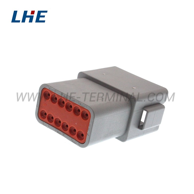 DT04-12PA-B016 12 Position Gray IP67 Male Connector