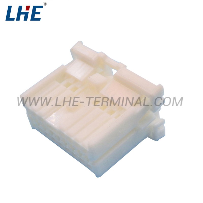 1123371-1 White 16 Position Unseal Female Wire Electrical Connector