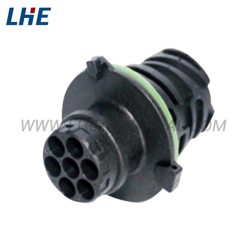 1718230-1 7 Position Seal Black Female PCB Board Connector