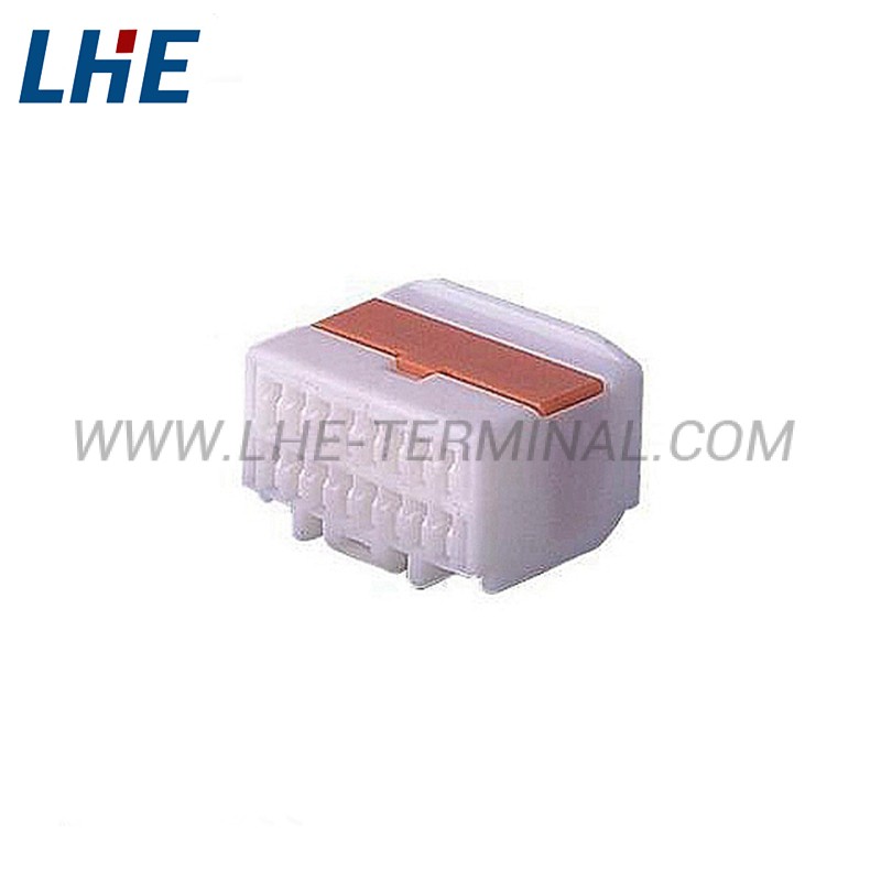 6098-1624 16 Position White Female Connector