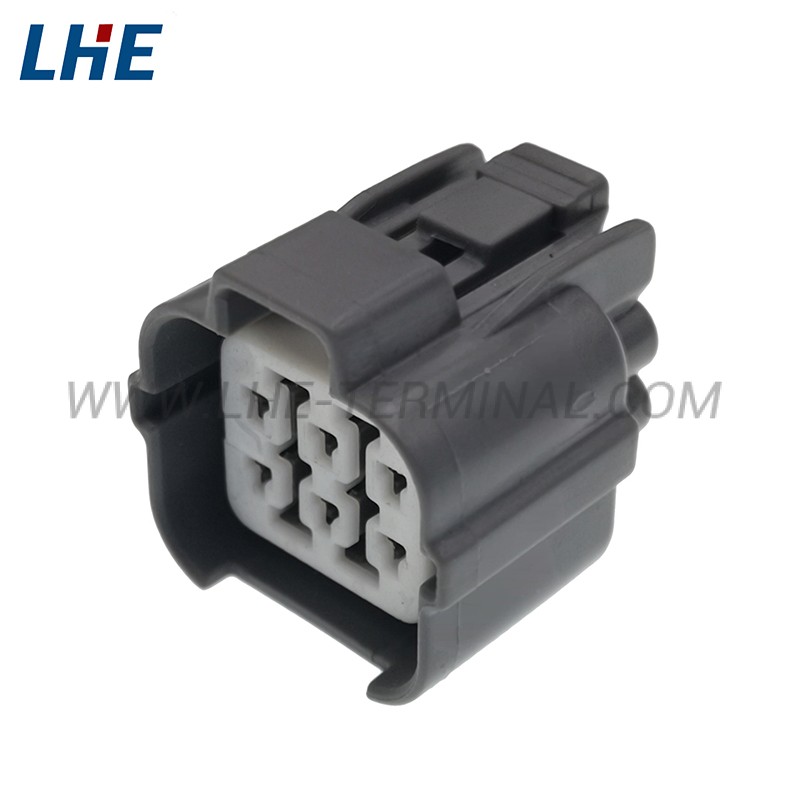 6189-0133 6 Position Gray Female Waterproof Connector