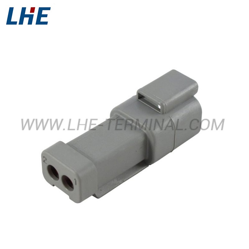 DT04-2P-EP04 2 Position Gray Seal Short End Cap Housing for Male Terminals