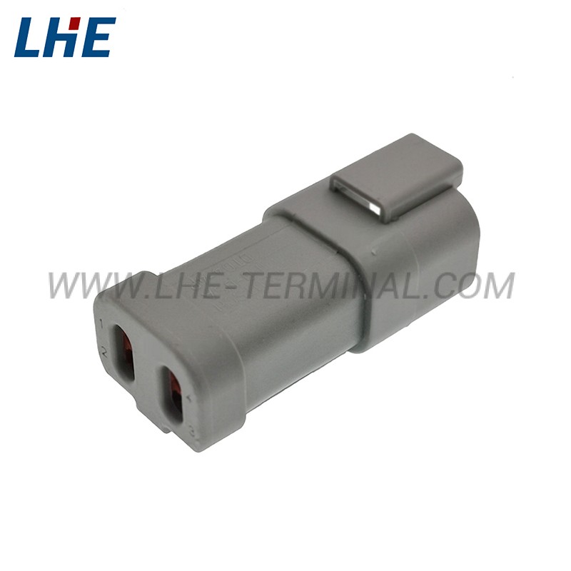 DT04-4P-EP04 4 Position Gray Short End Cap Male Housing