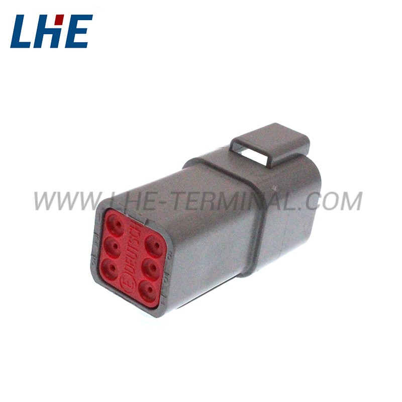 DT04-6P-C015 6 Position Gray Wire-to-Wire E-Seal Wire Cable Housing for Male Terminals