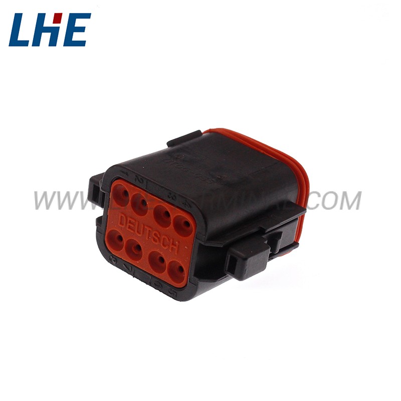 DT06-08SB 8 Position Black Wire Cable Female Housing