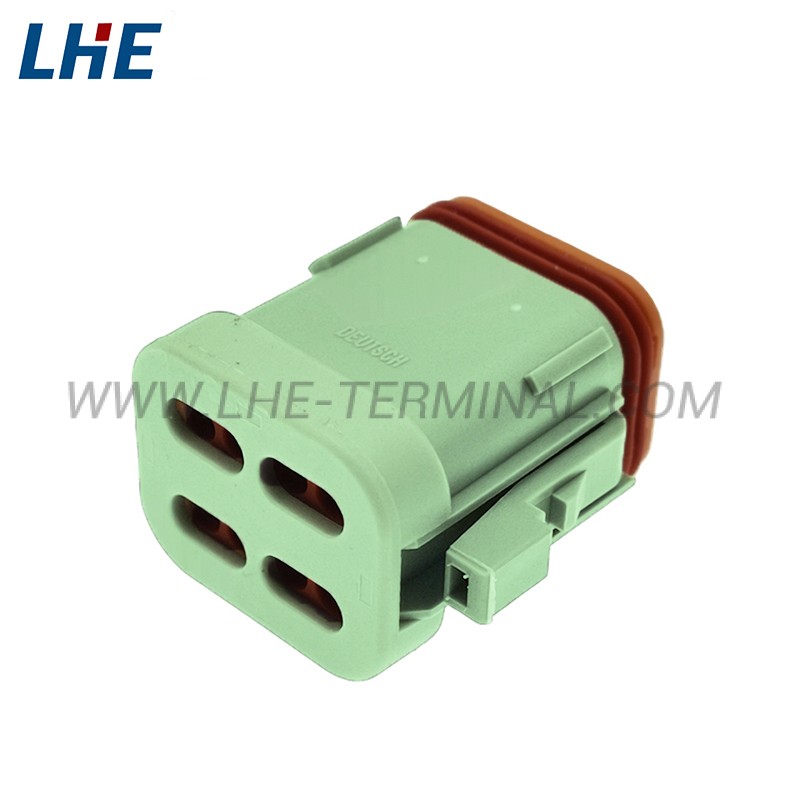 DT06-08SC-CE01 8 Position Green E-Seal Short End Cap Wire Cable Wire-to-Wire Housing for Female Terminals