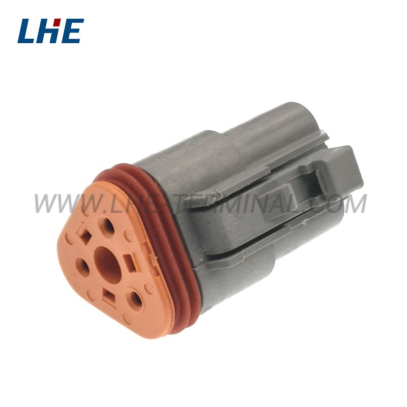 DT06-3S 3 Ways Wire To Wire Female Grey Connector