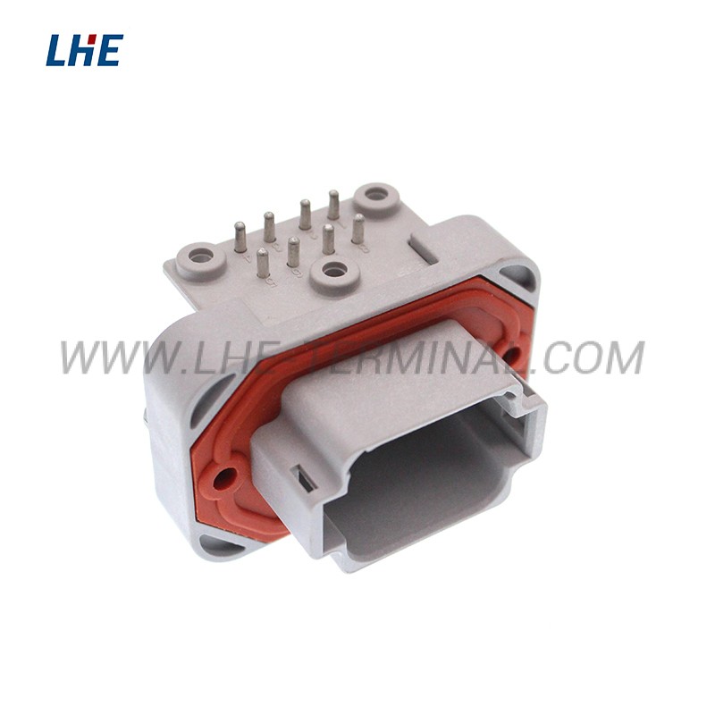 DT13-08PA 8 Position Wire-to-Board Right Angle PCB Mount Header