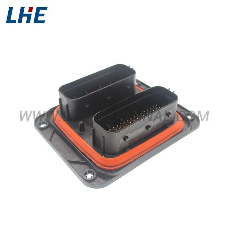 1-1394453-1 124 Position Black DIP-VRT Header