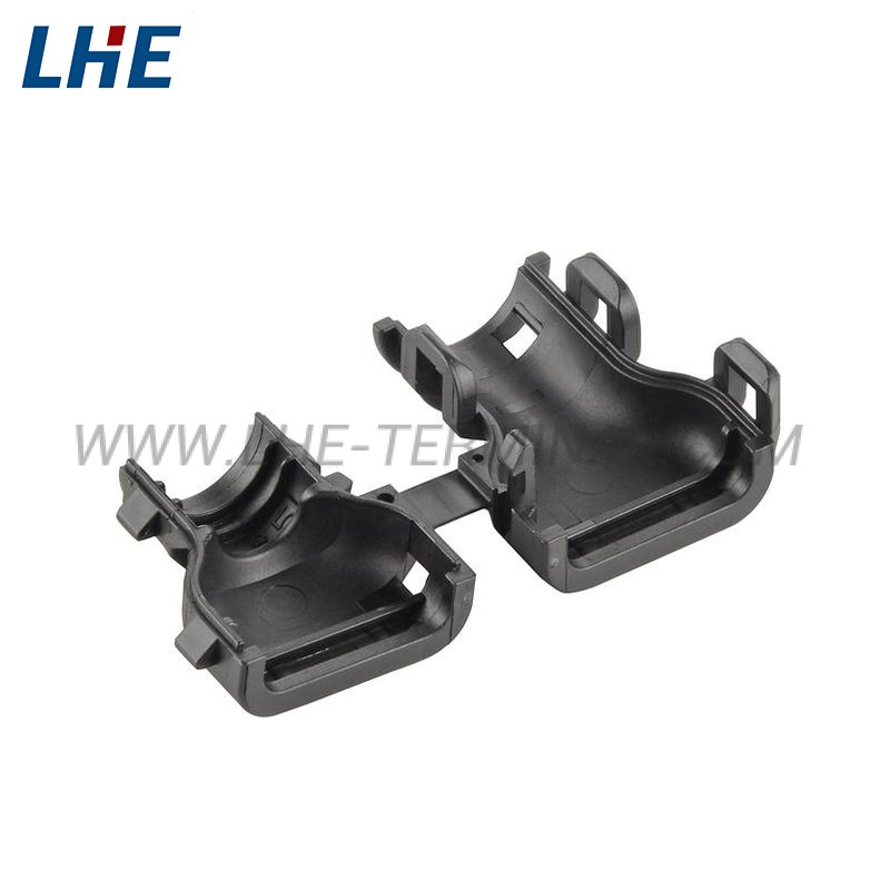 1670364-1 Black HDSCS In Line Backshells C