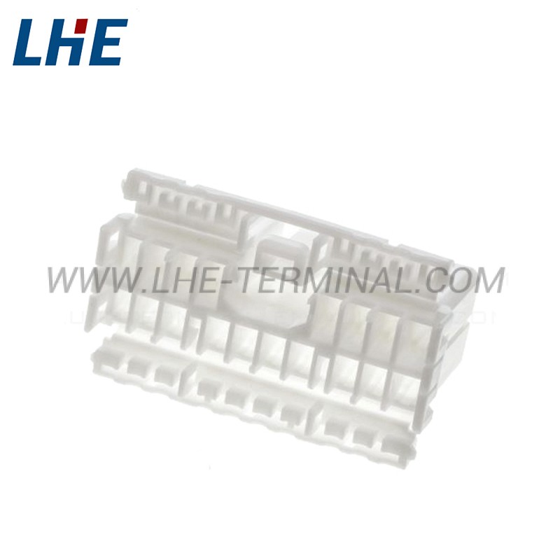 173853-1 16 Ways White Unseal Female Housing