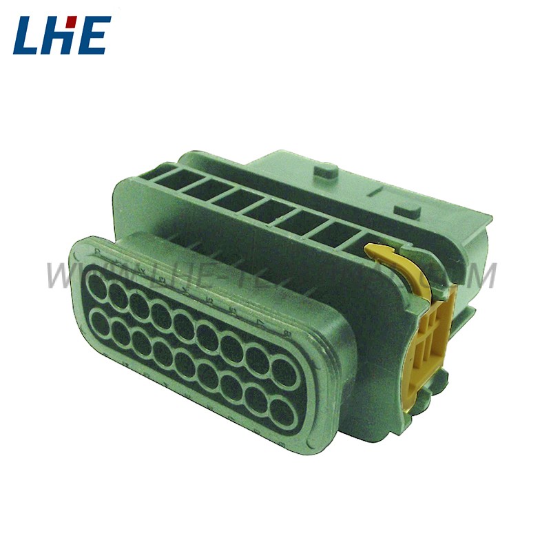 3-1564412-1 18 Ways Seal Green Male Housing E