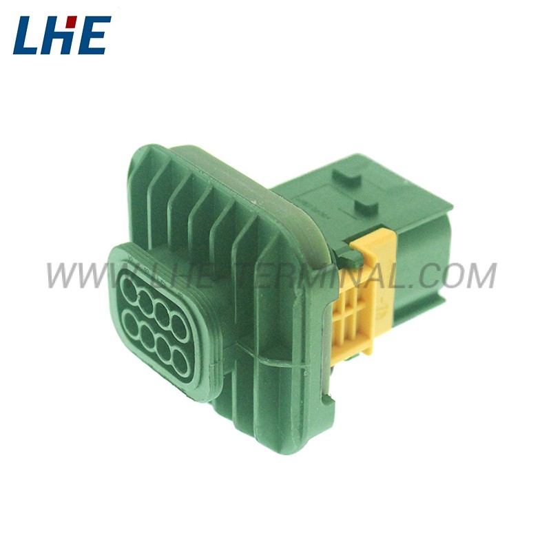 3-1564416-1 8 Ways Seal Green Male Housing C