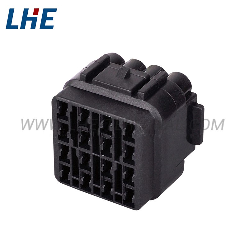6185-0510 16 Ways Black Seal Female Housing