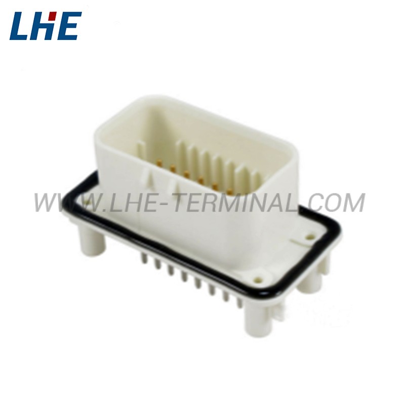 776228-2 23 Position White Vertical Header