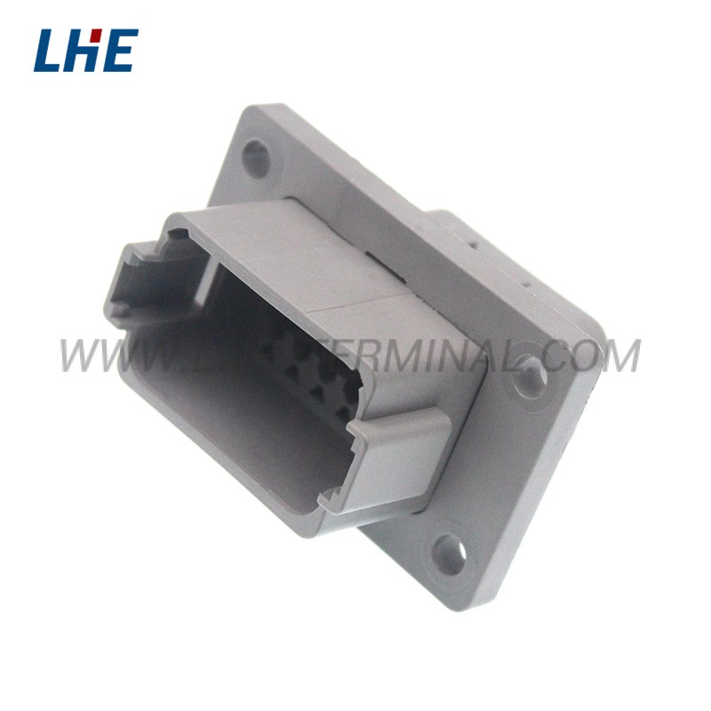 DT04-12PA-CL03 12 Position E-Seal Gray Welded Flange Male Housing