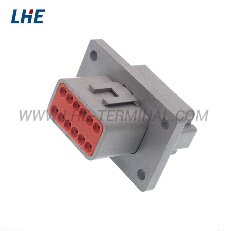 DTM04-12PA-L012 12 Position Seal Gray Welded Flange Male Housing