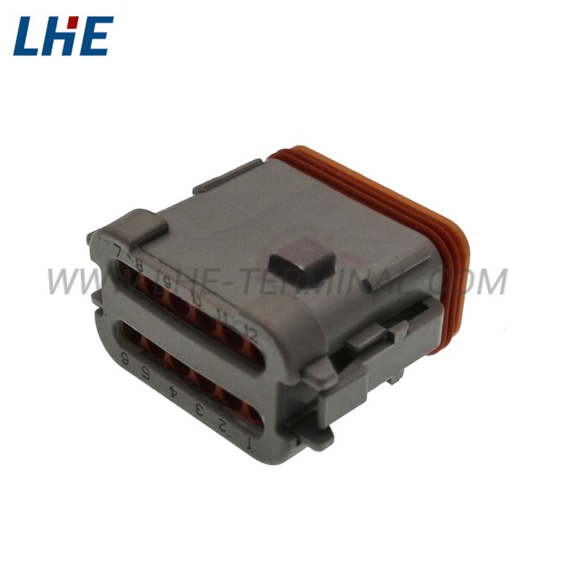 DT06-12SA-EP06 12 Position Gray Short End Cap Retention Seal Female Housing