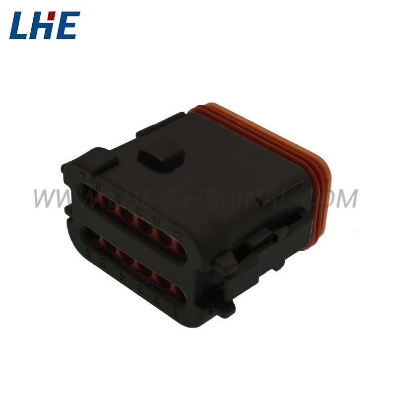 DT06-12SB-CE05 12 Position E-Seal Black Short End Cap Retention Seal Female Housing