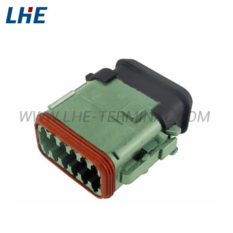 DT06-12SC-CE13 12 Ways Green E-Seal Long End Cap Retention Seal Female Housing