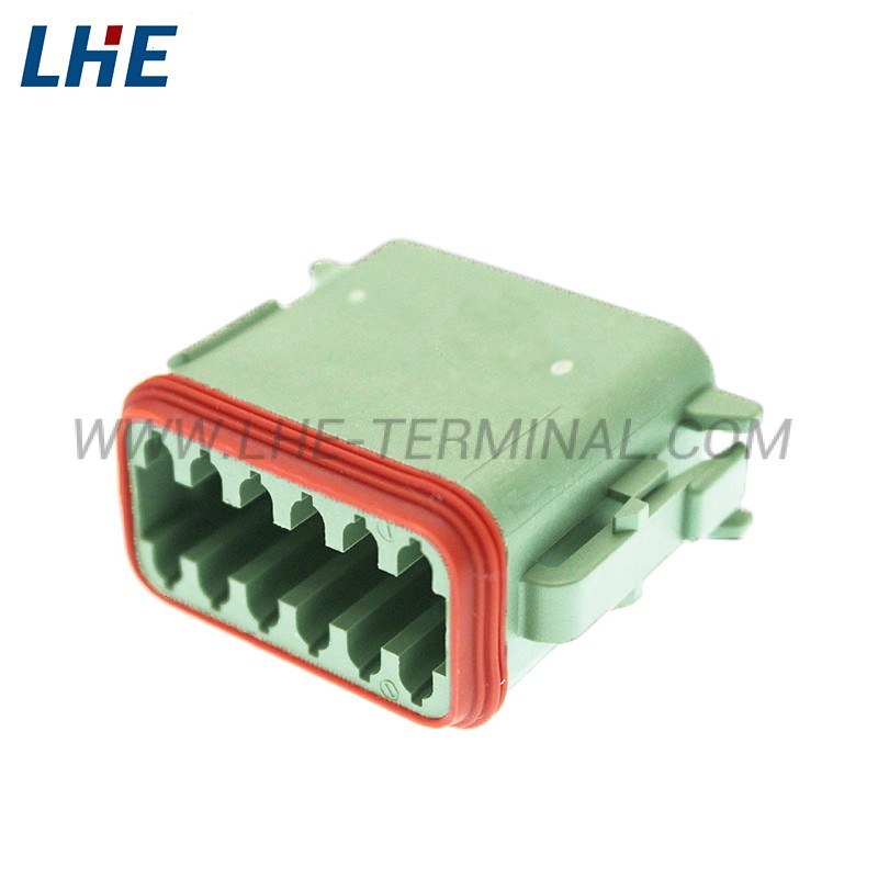 DT06-12SC-P004 12 Position Seal Green Wire Cable Female Housing