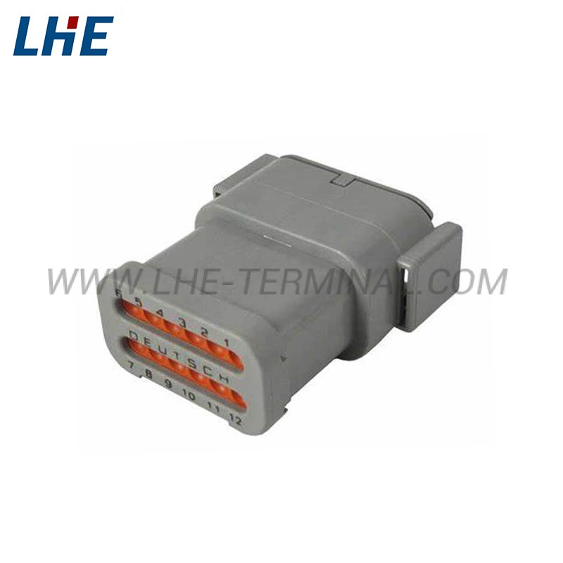 DTM04-12PA-E003 12 Position Seal Gray Short End Cap Male Housing