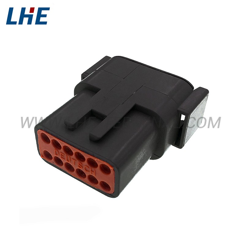 DTM04-12PB 12 Position Seal Black Male Housing