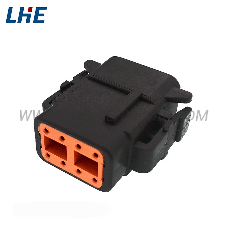 DTM06-08SA-EE04 8 Position Seal High Temperature Female Black Housing