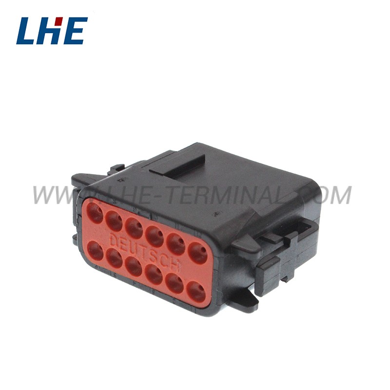DTM06-12SB 12 Position Black Seal Female Housing