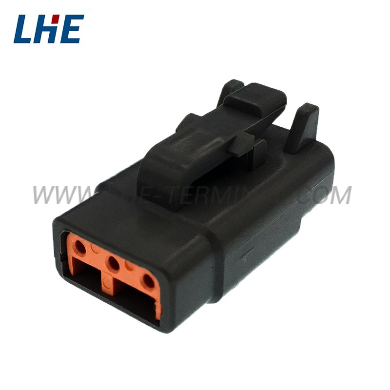 DTM06-3S-E004 3 Position Black Seal Female Housing