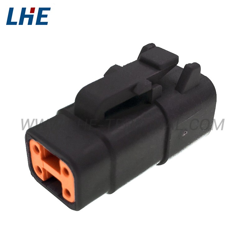 DTM06-4S-E004 4 Position Seal Black Female Housing