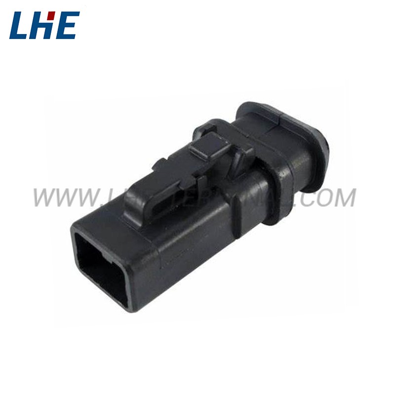 DTP06-2S-EE01 2 Position Black Long End Cap Female Housing
