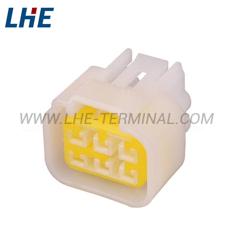 FW-C-6F-B 6 Ways Seal White Female Housing