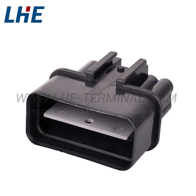 PB621-12020 12 Position Black Male Housing