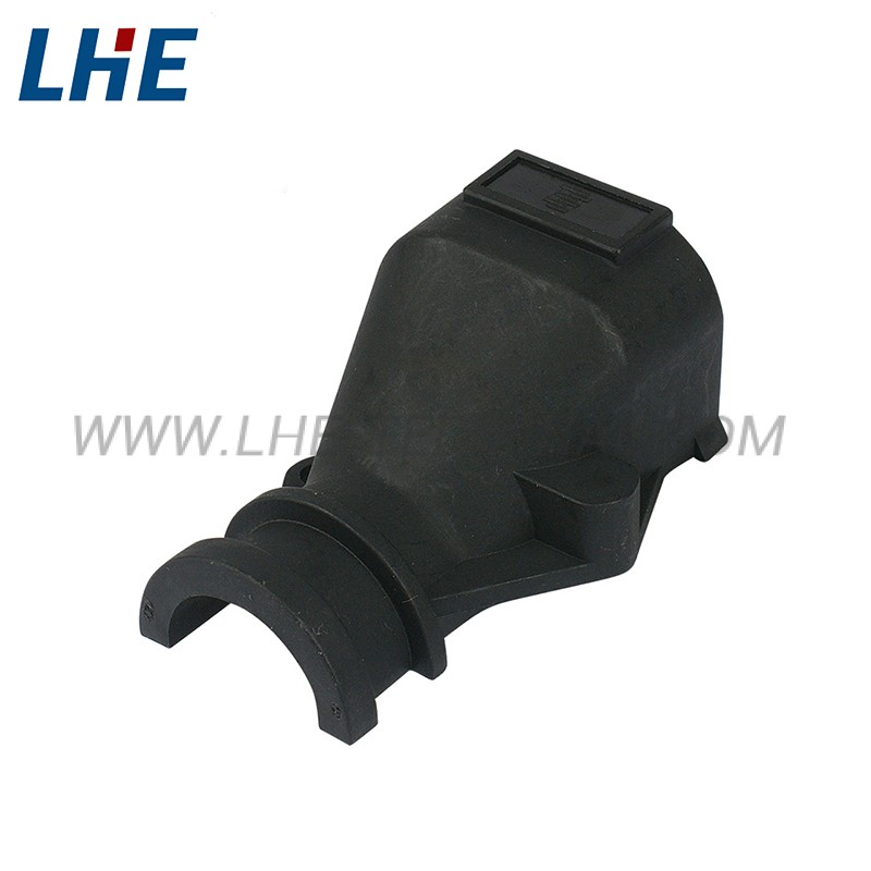 776464-1 In-Line Black Wire to Board Backshells