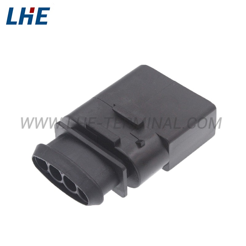 1534159-1 4 Ways Black Male Crimp Terminal Housing