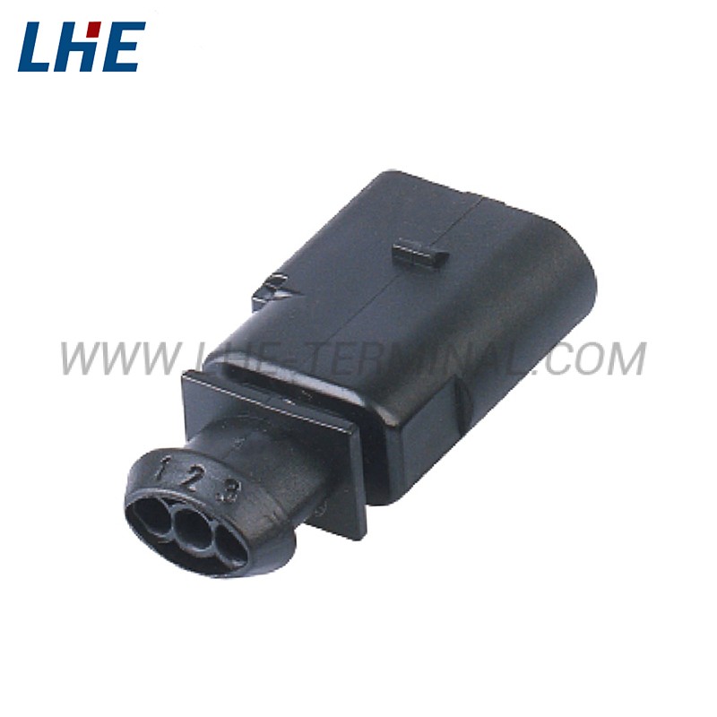 1J0973803 3 Ways Black Male Waterproof Connector