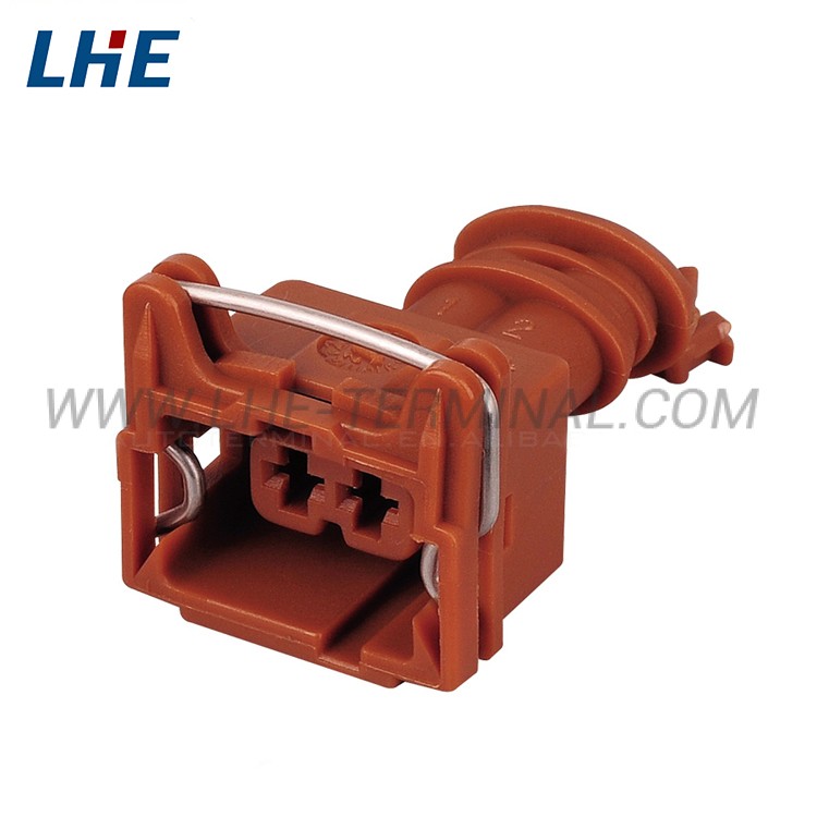 282682-1 2 Ways Brown Female Battery Terminal Connector