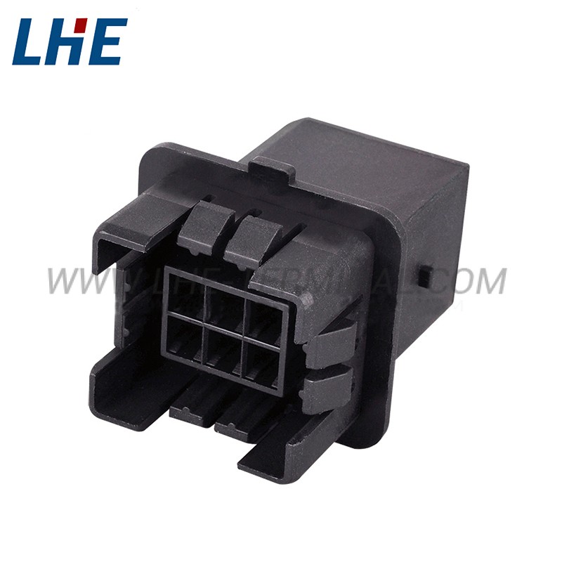 DJ7068-3.5-11 6 Position Black Male Cable Connector