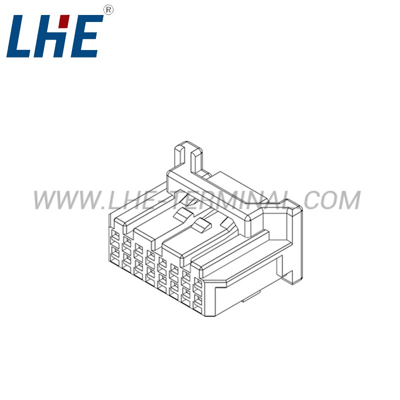 13065S-2-16A 16P Wire Harness Connectors 2.0mm Pitch Non-waterproof Automotive Connector