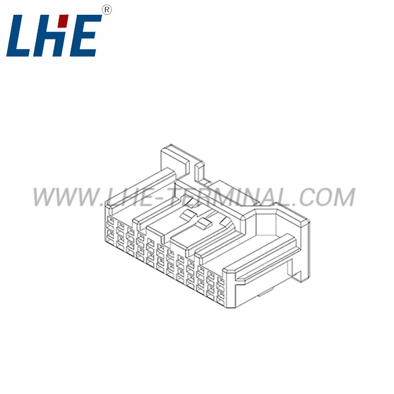 13065S-2-24A 24P Wire Harness Connectors 2.0mm Pitch Non-waterproof Automotive Connector