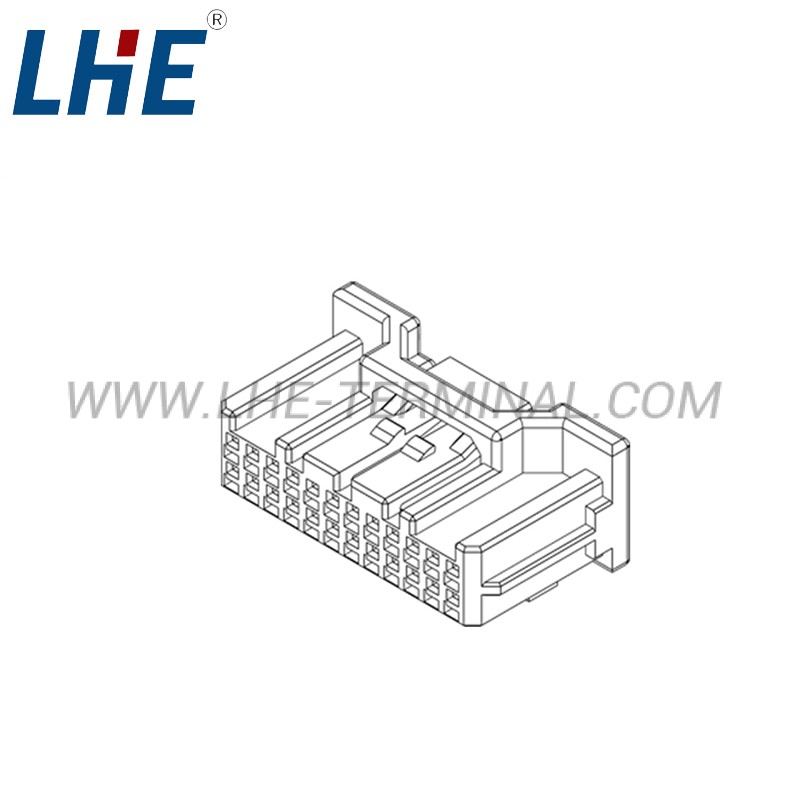 13065S-2-24B 24P Wire Harness Connectors 2.0mm Pitch Non-waterproof Automotive Connector