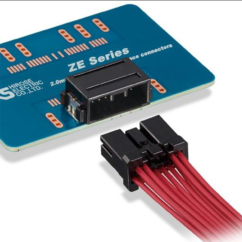 ZE05-20P-2V / ZE05-20P-2H 20P Straight Connector Pin Headers Latch-lock Standard on-Board