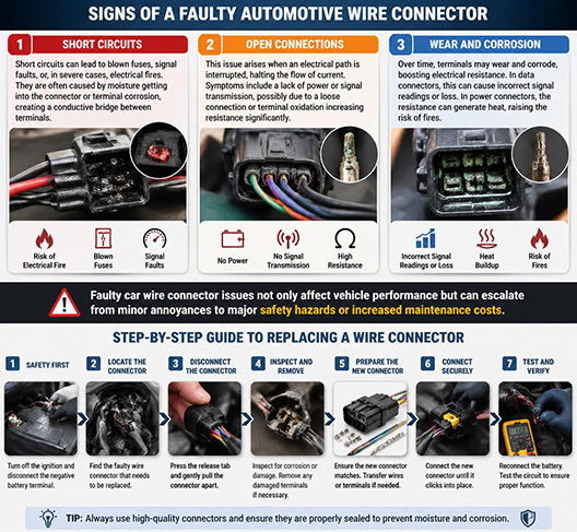 Signs of a Faulty Automotive Wire Connector