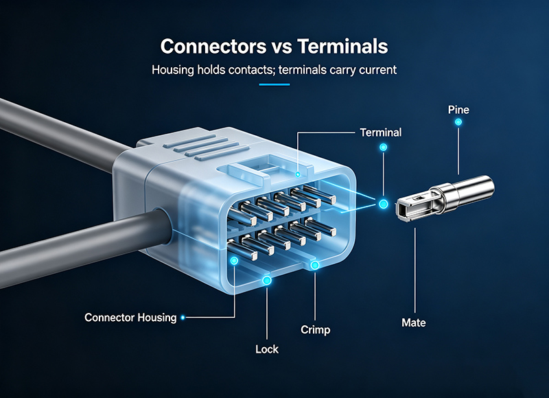 What Are Automotive Connectors and Terminals
